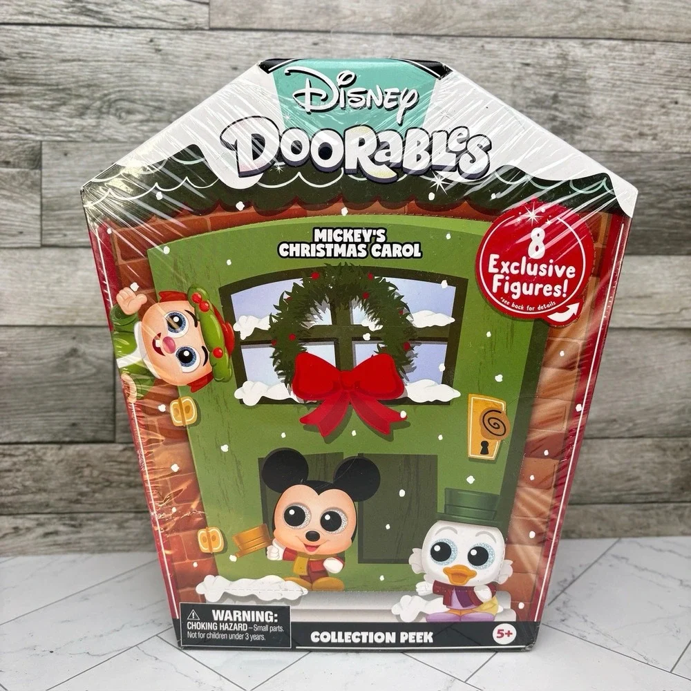 Disney Doorables Mickey Christmas Carol Collector Peek NIB